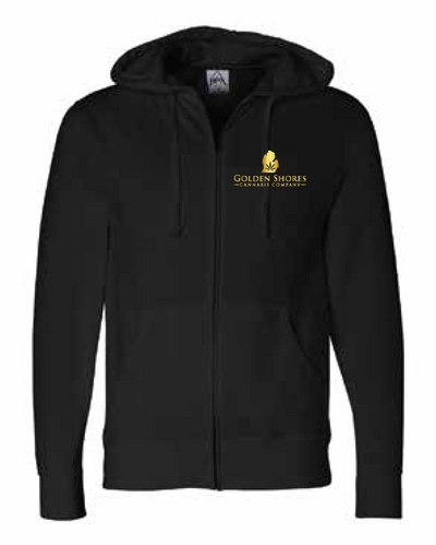 Golden Shores Zip Up - Golden Shores Cannabis