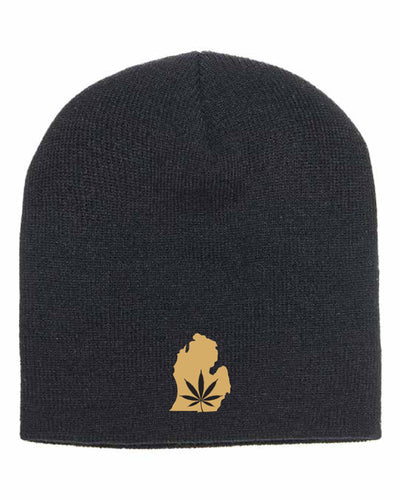 Golden Shores Beanie - Golden Shores Cannabis