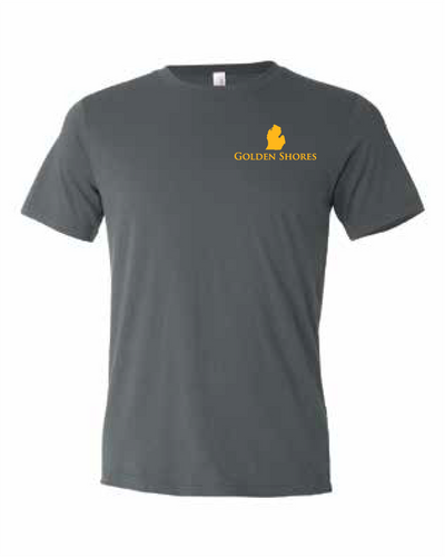 Golden Shores Logo Men's T-Shirt - Non Canna - Golden Shores Cannabis